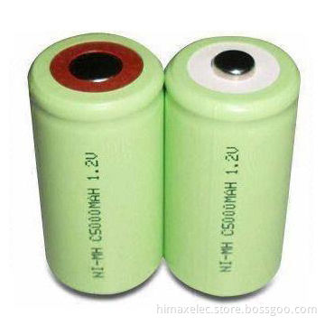 High temperature NiMH C cell 1.2V batteries, 5000mAh